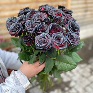чорні троянди на похорон фото