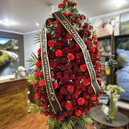 Товар Венок «Вечная скорбь» Фото товару Венок «Вечная скорбь»